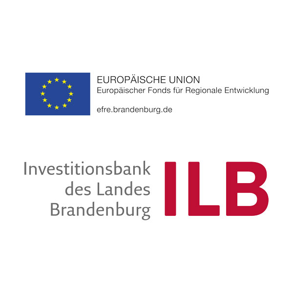 Logos Europäischer Fonds für regionale Entwicklung (EFRE) und Investitionsbank des Landes Brandenburg